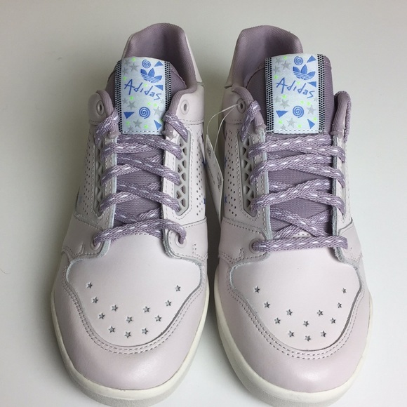 NWT Adidas Salmcourt lilac Sz 7 - Picture 3 of 7